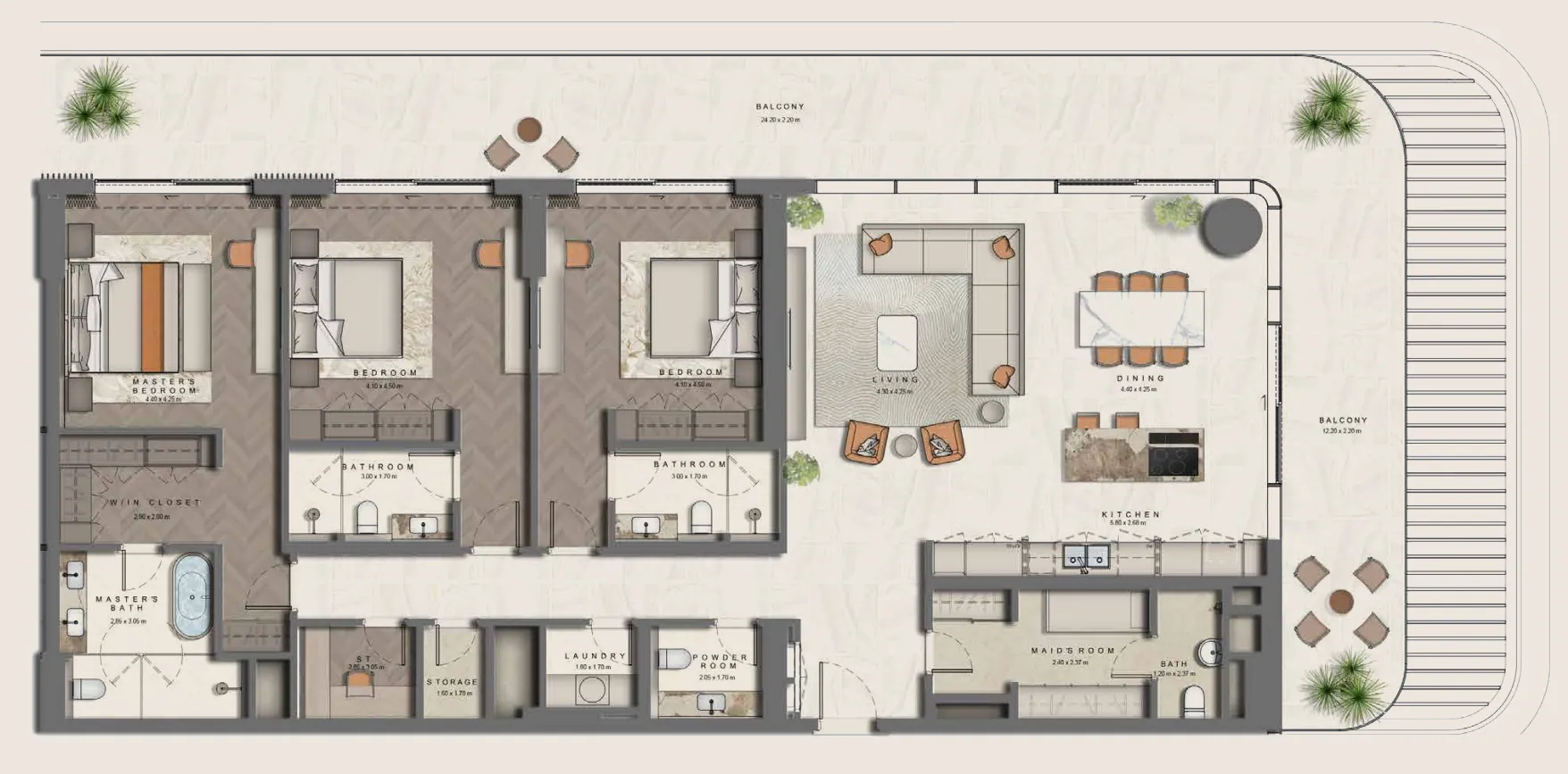ALDAR The Arthouse floor plan