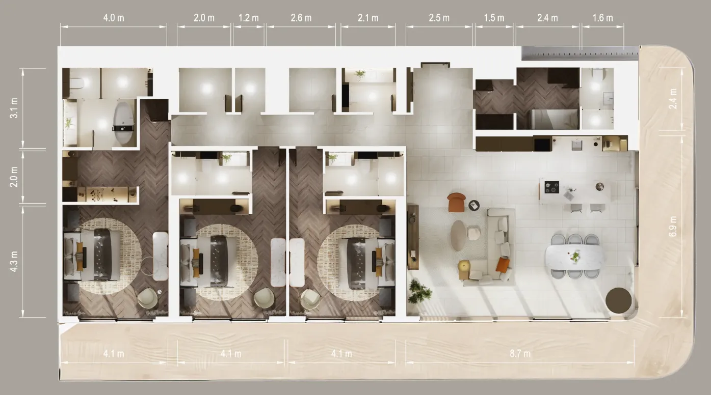 ALDAR The Arthouse floor plan