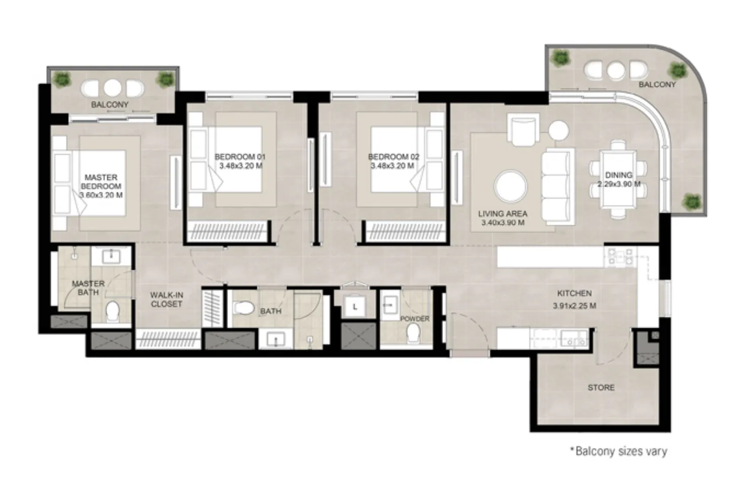 Nshama Group The Baltimore floor plan