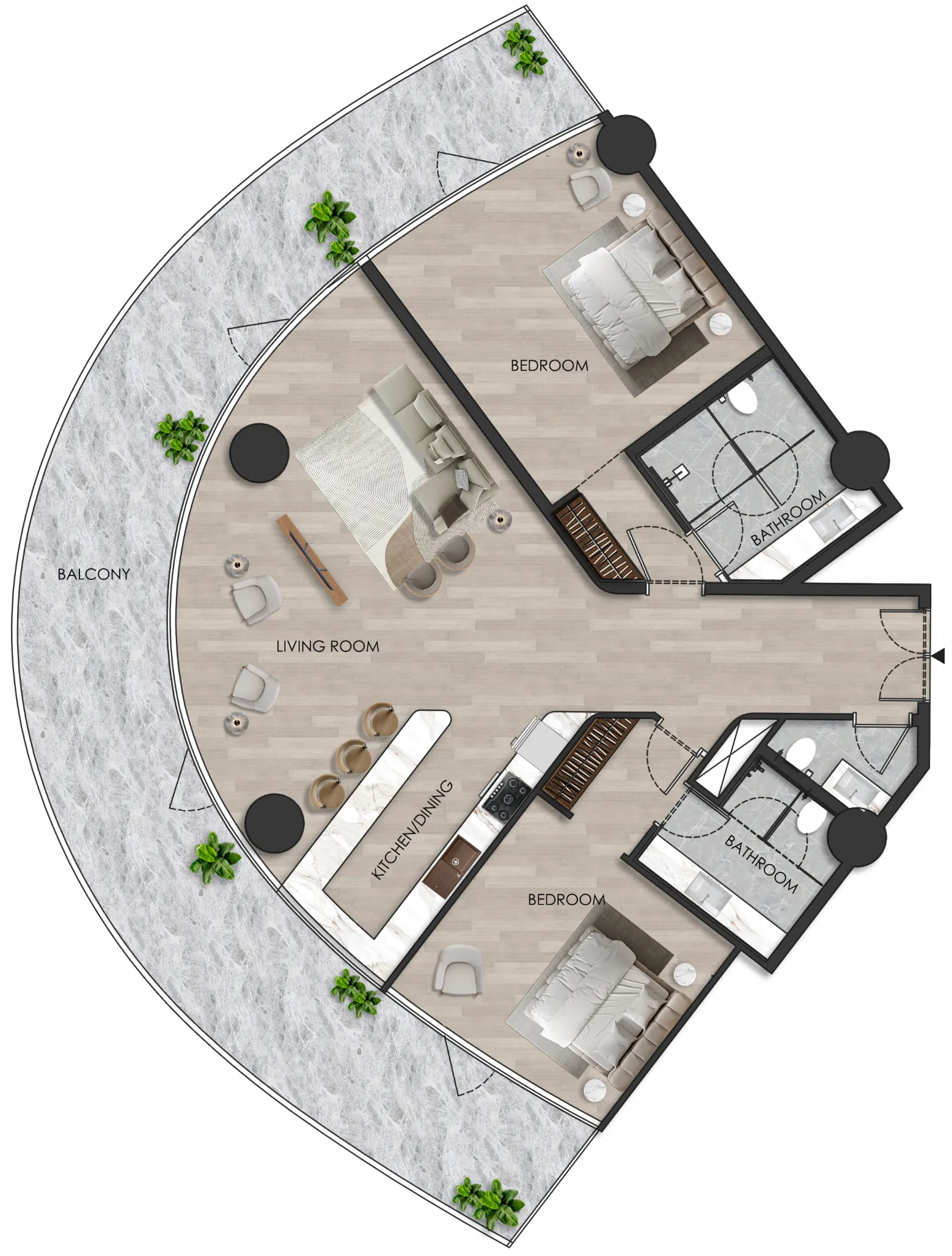 Range Developments The Beach Residence floor plan