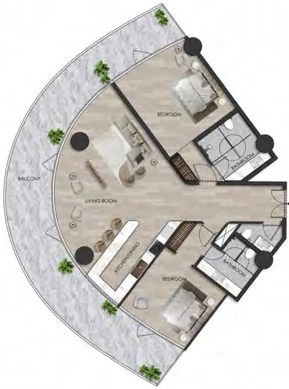 Range Developments The Beach Residence floor plan
