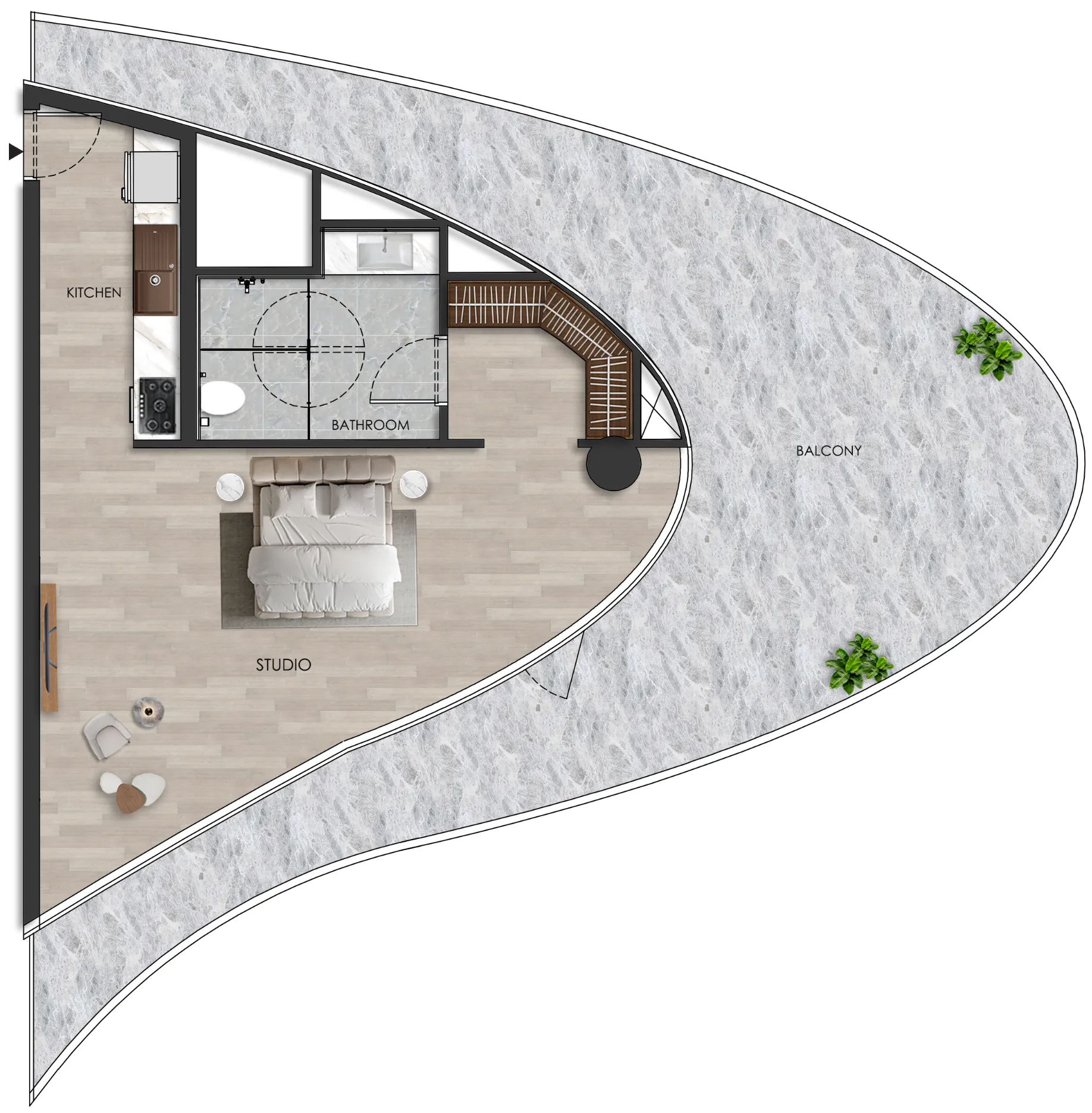 Range Developments The Beach Residence floor plan