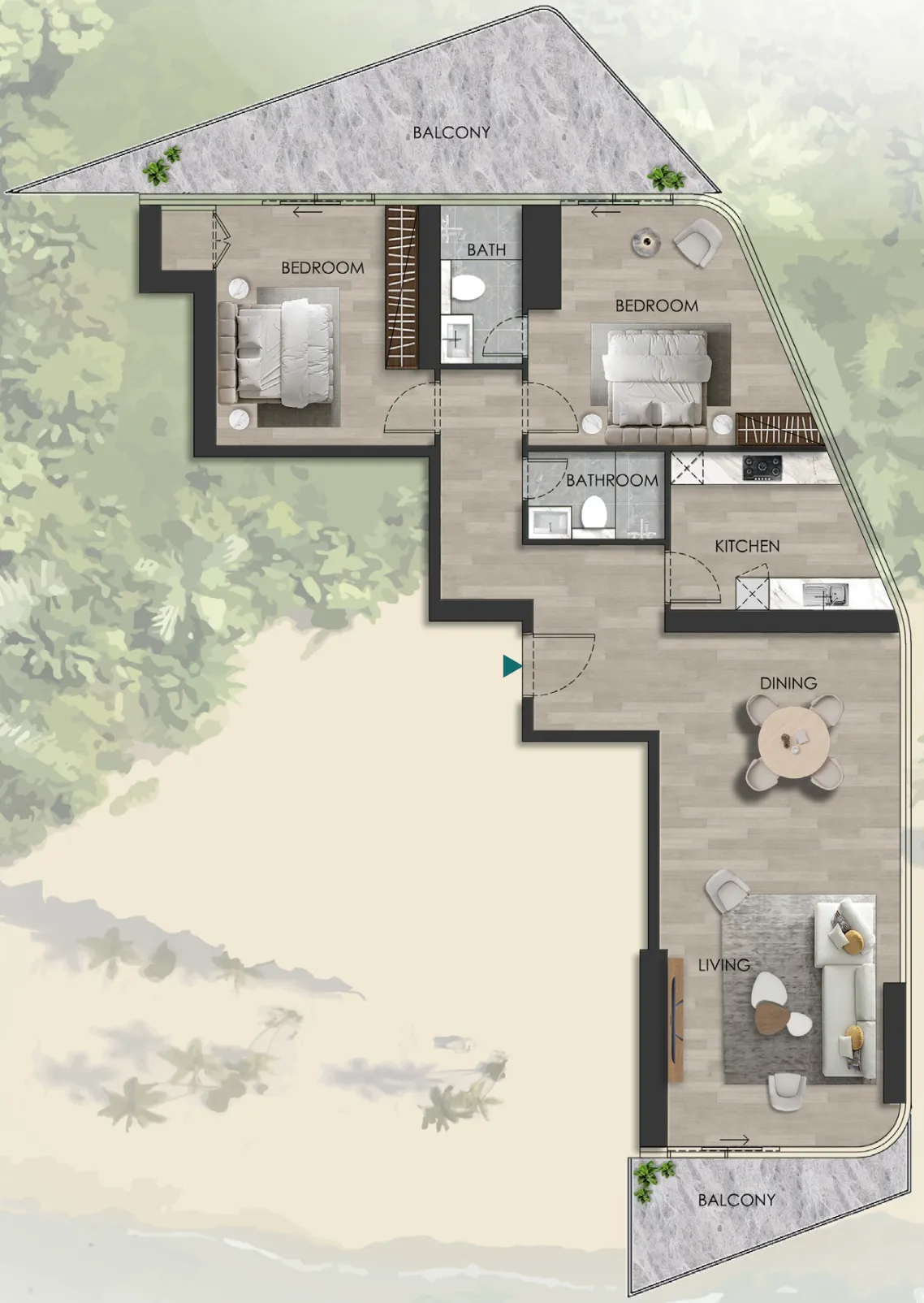 Range Developments The Beach Vista floor plan