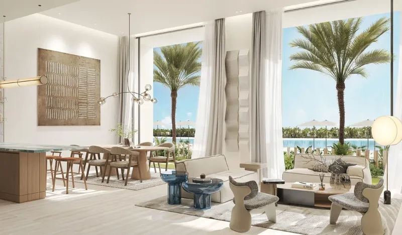 Interior at The Blue Beach Residence in Al Hamriya Sharjah