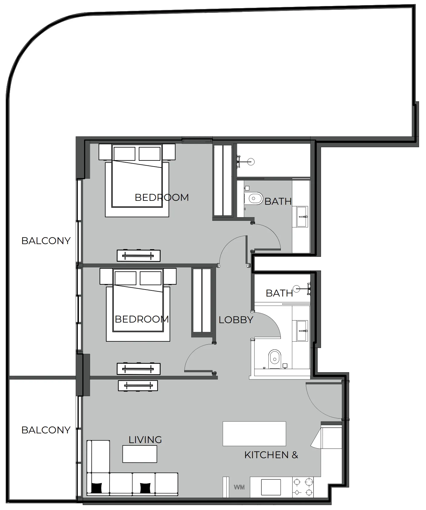 Prestige One Developments The Boulevard floor plan