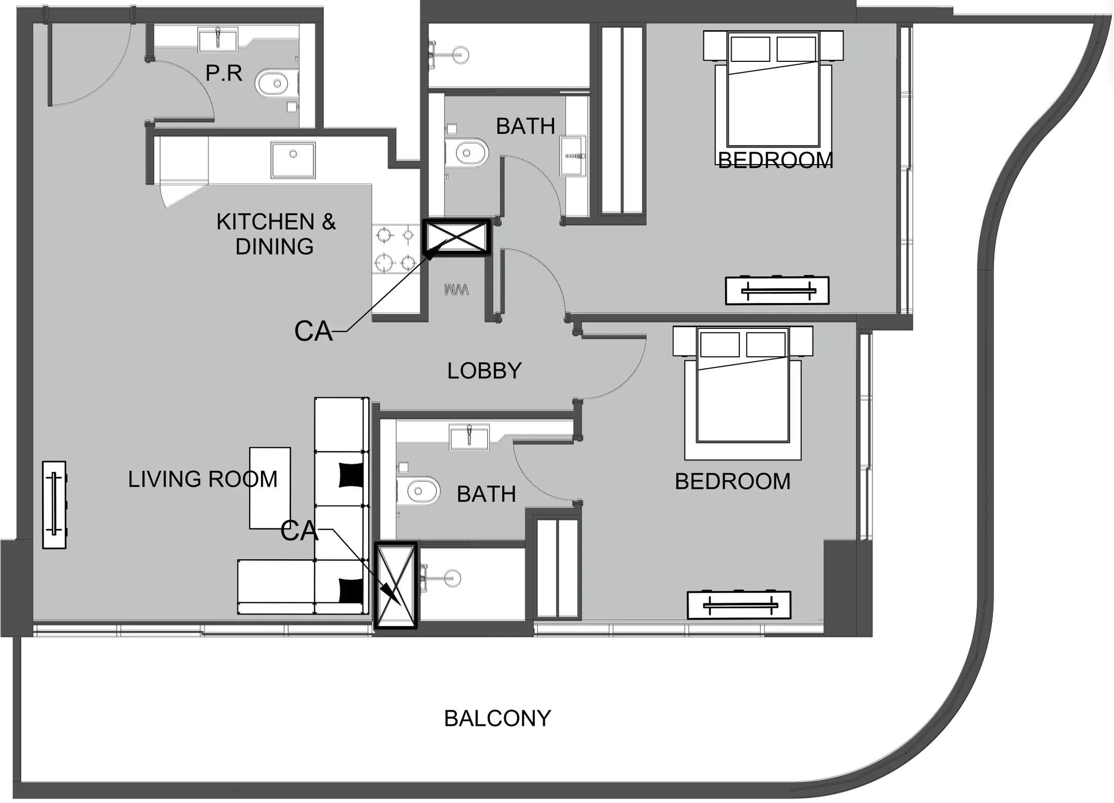 Prestige One Developments The Boulevard floor plan