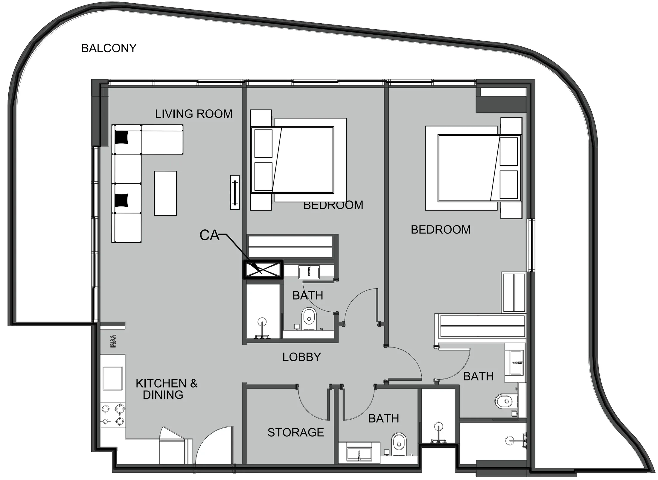 Prestige One Developments The Boulevard floor plan