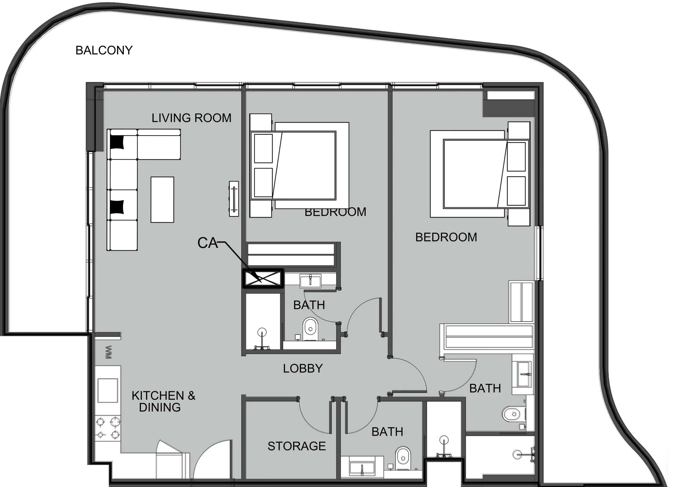Prestige One Developments The Boulevard floor plan