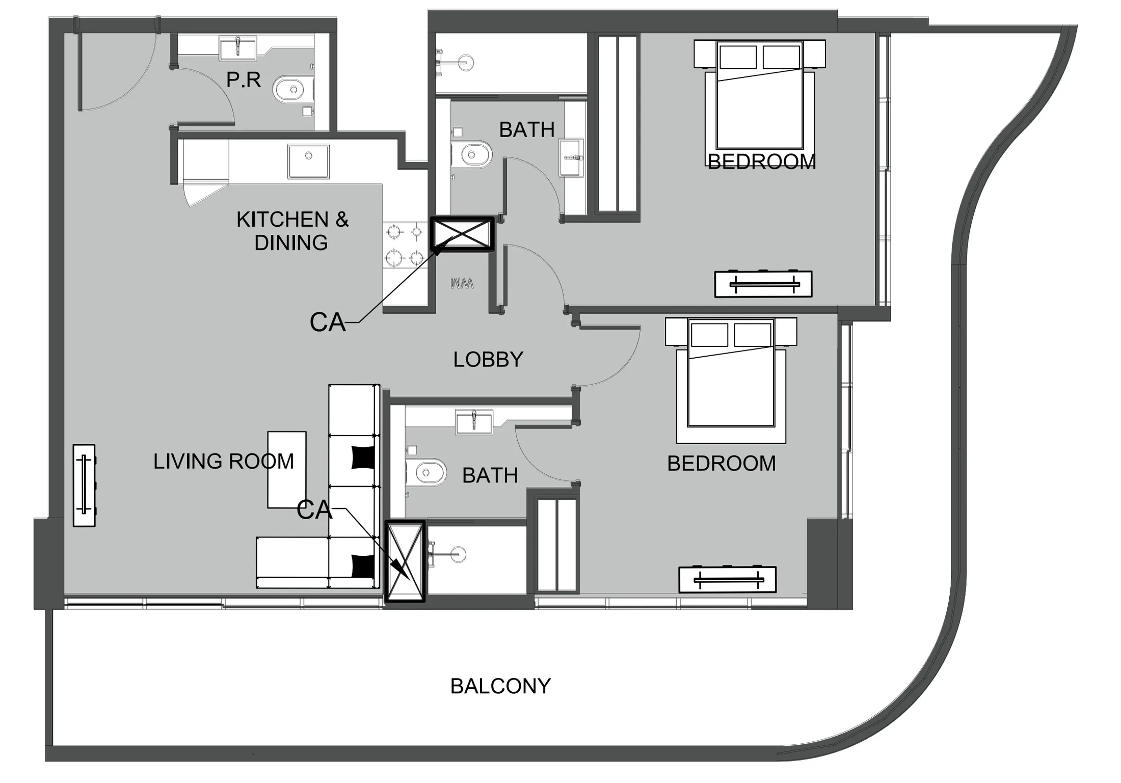 Prestige One Developments The Boulevard floor plan
