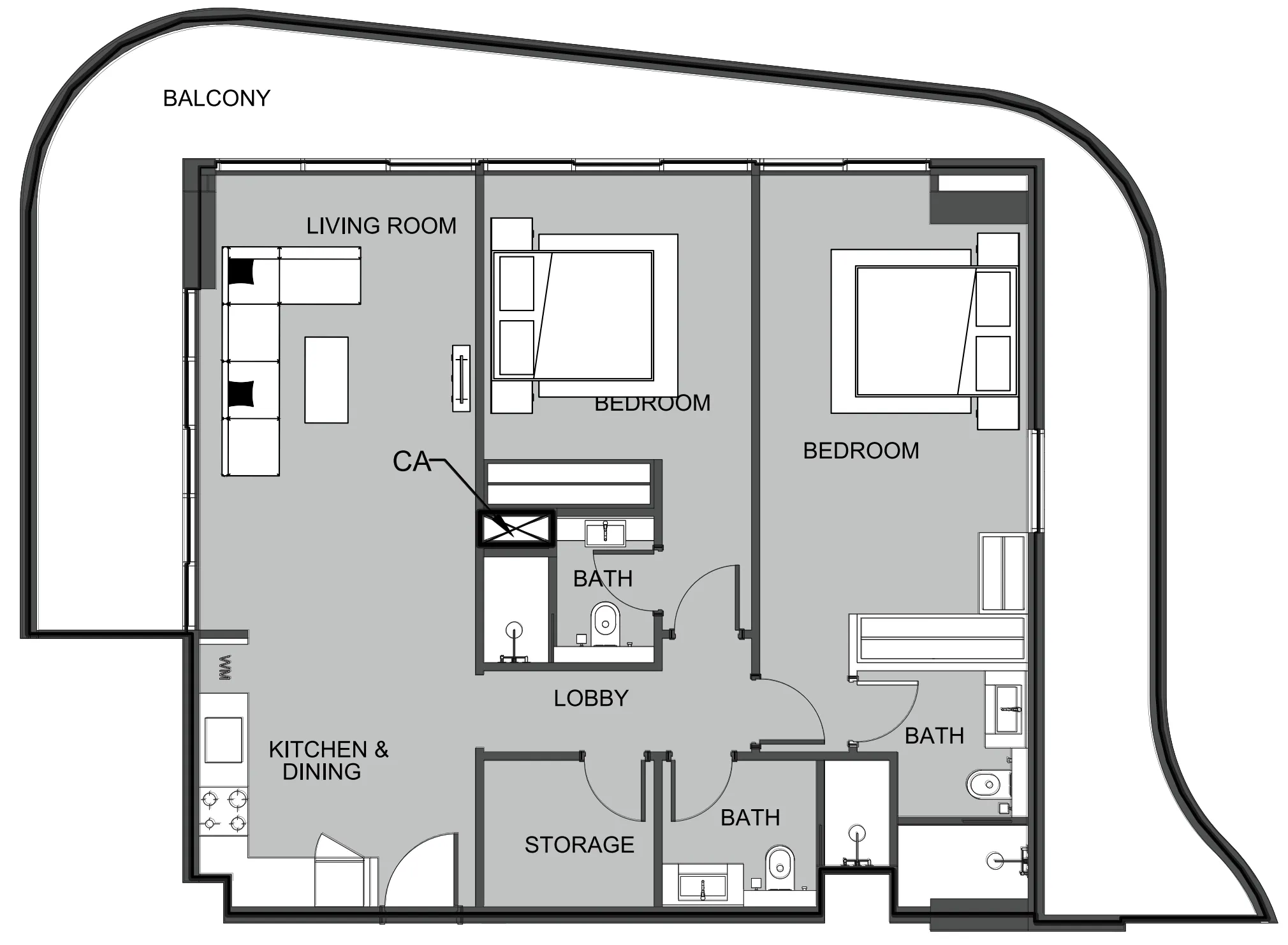 Prestige One Developments The Boulevard floor plan