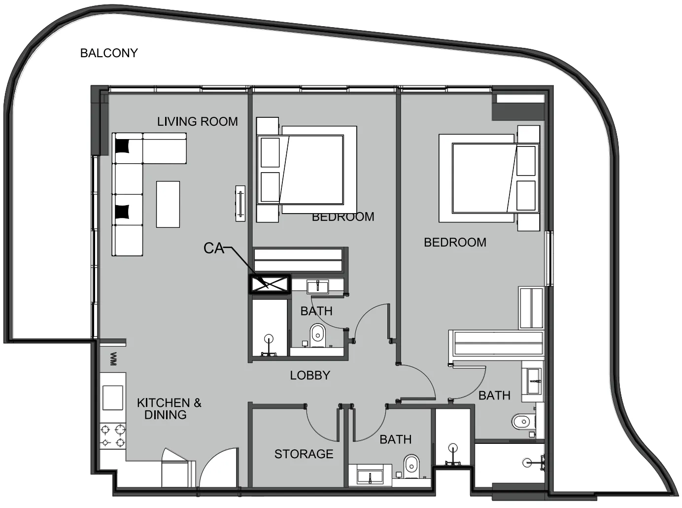 Prestige One Developments The Boulevard floor plan