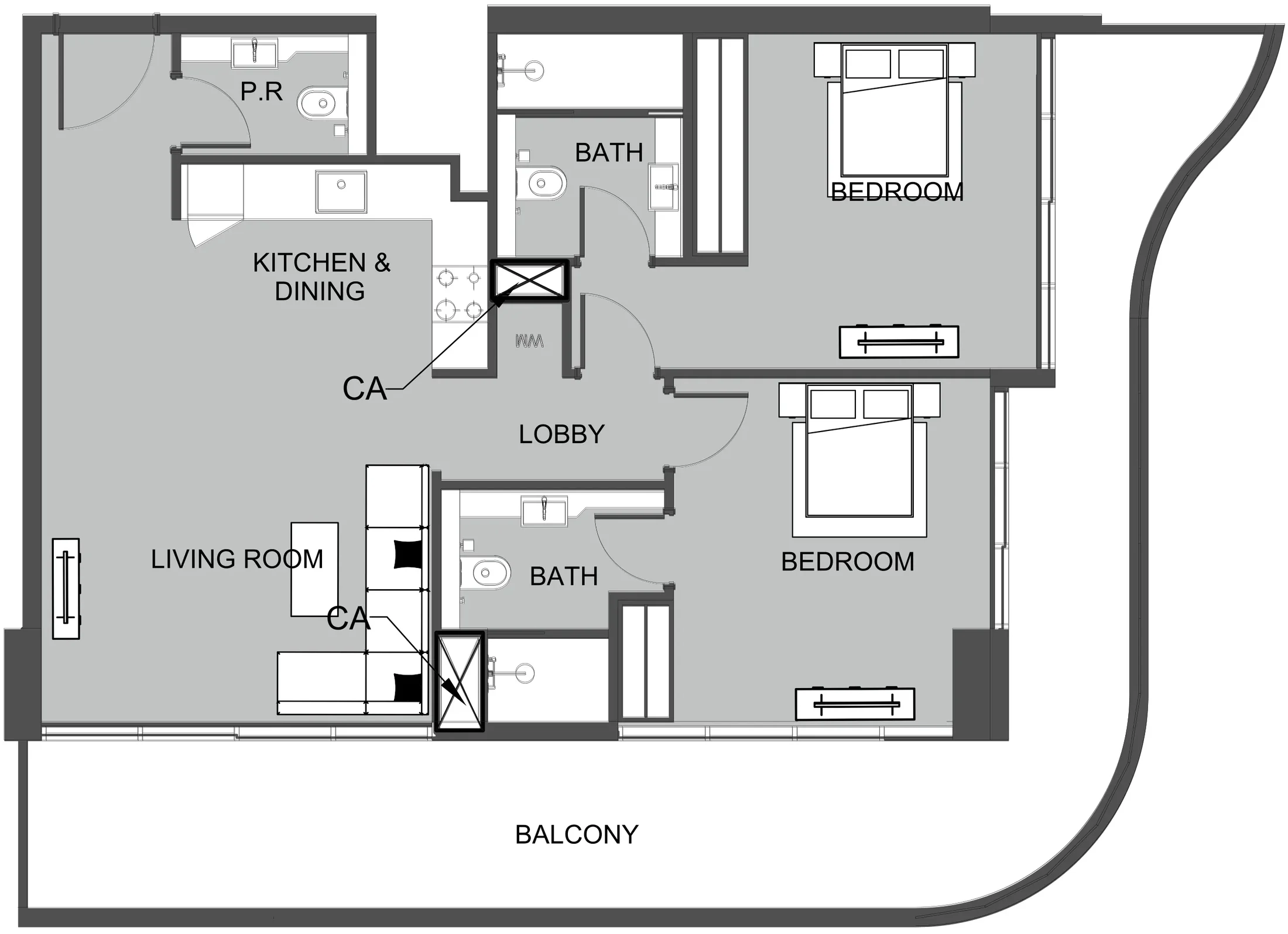 Prestige One Developments The Boulevard floor plan