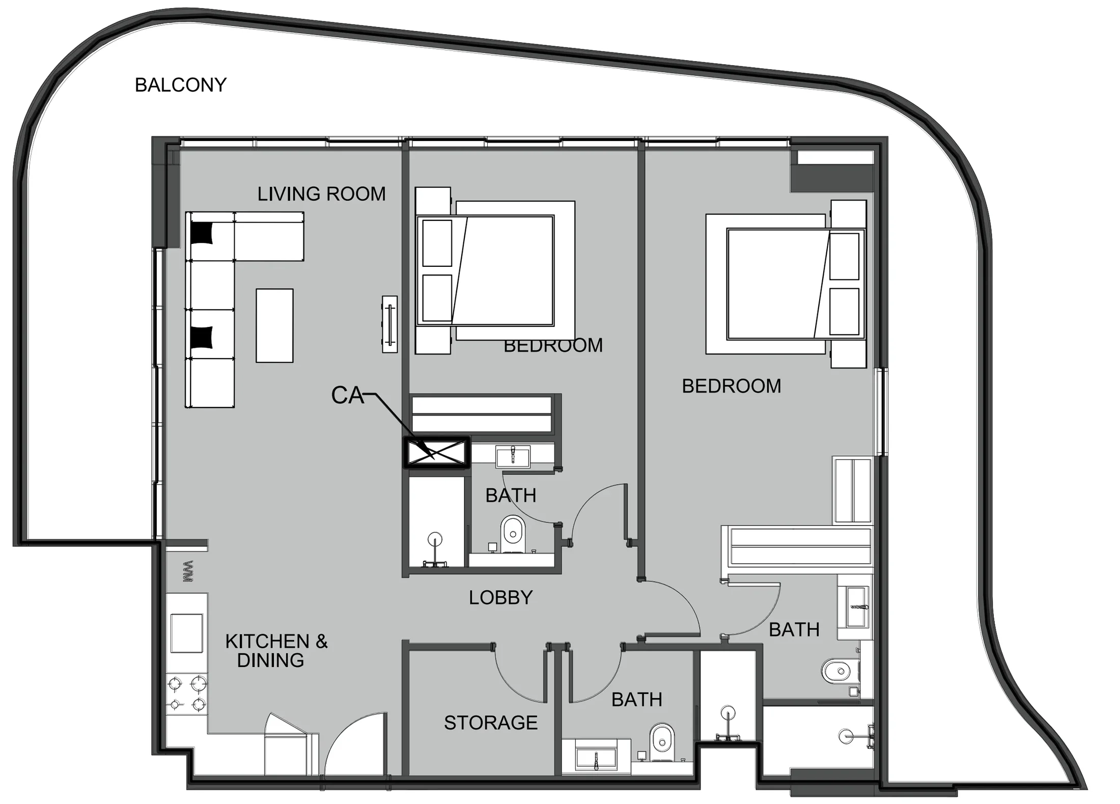 Prestige One Developments The Boulevard floor plan