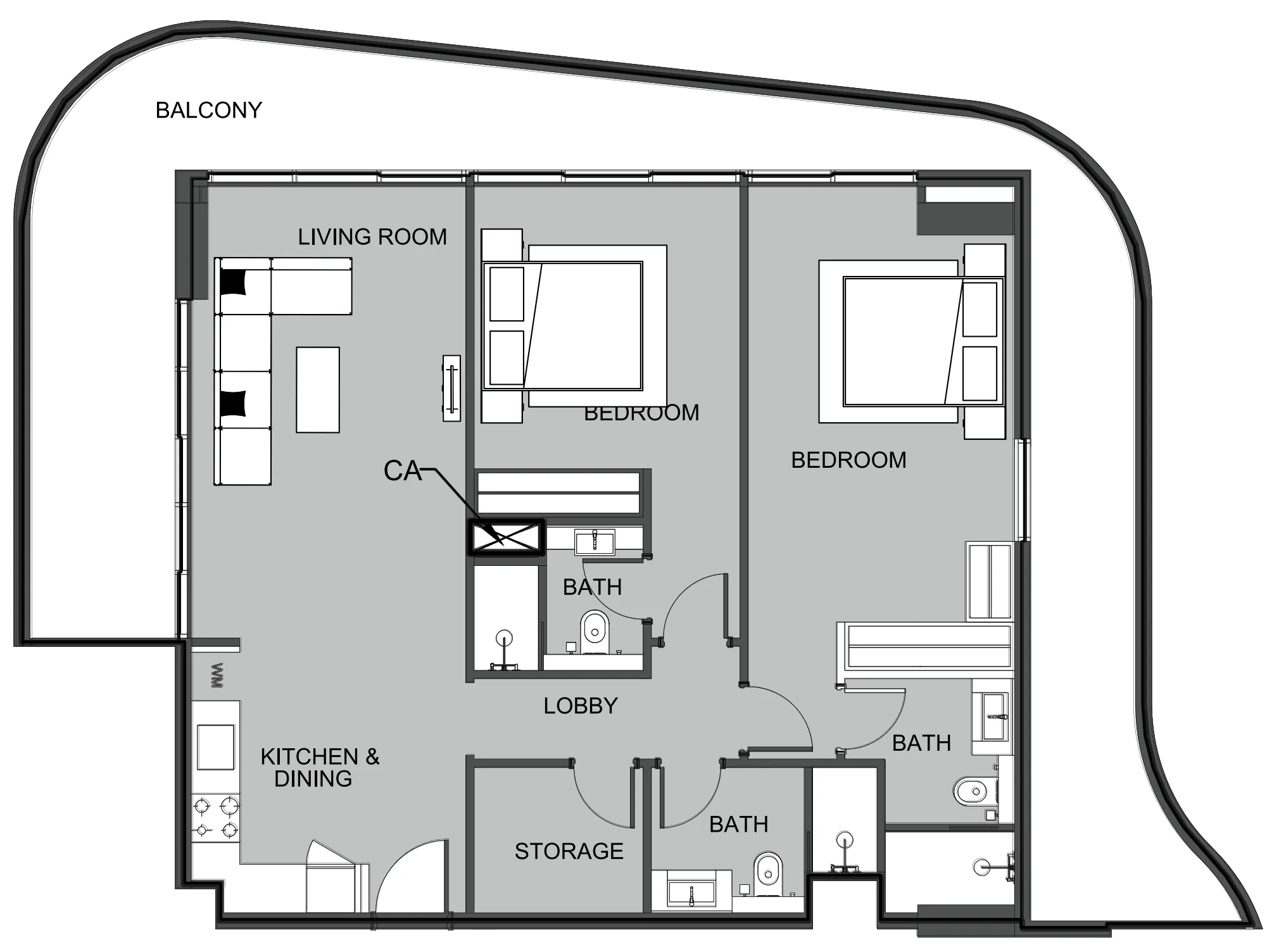 Prestige One Developments The Boulevard floor plan
