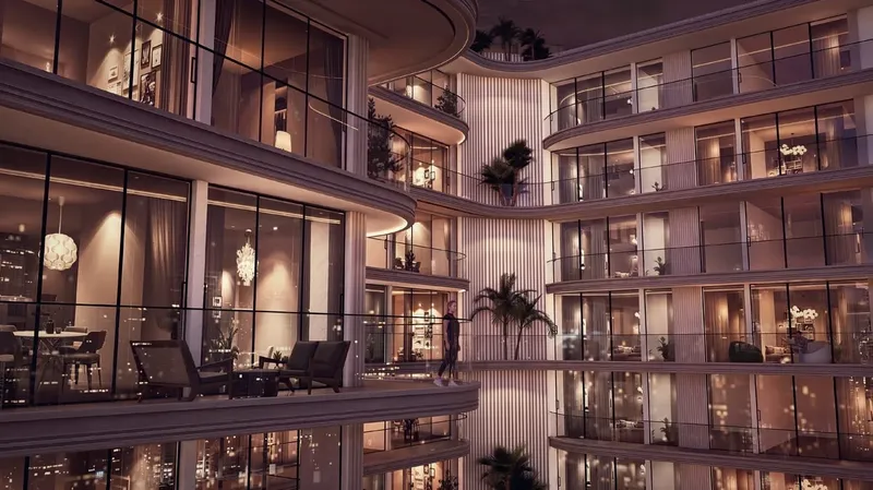 Exterior at The Boulevard in Dubailand Residence Complex Dubai