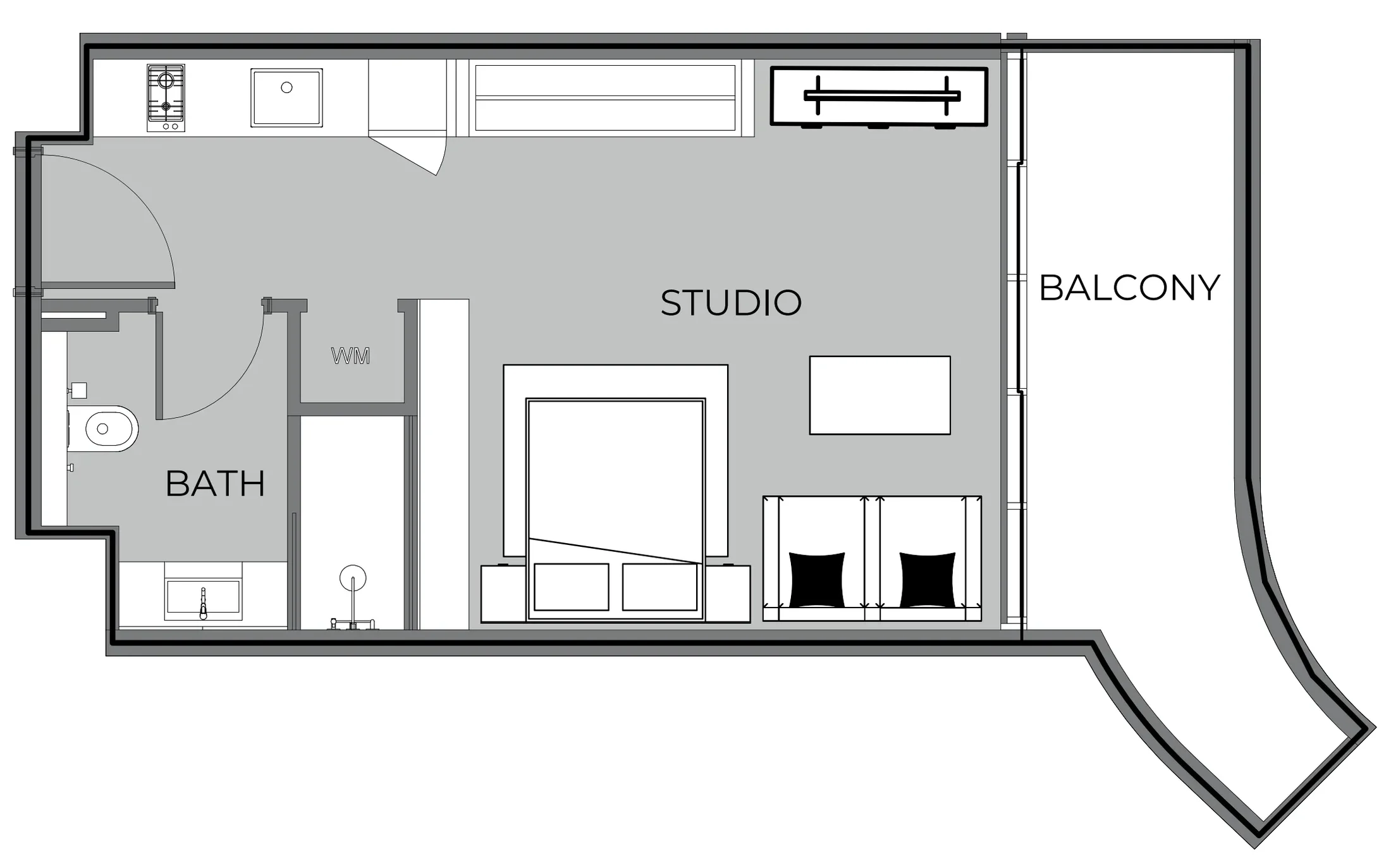 Prestige One Developments The Boulevard floor plan