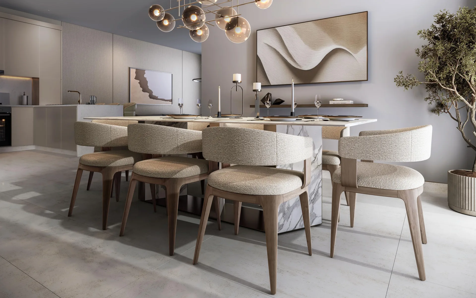 Interior at The Brooks at Sobha Sanctuary in Dubai