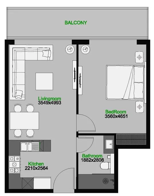 AQUA Properties The Central Downtown floor plan