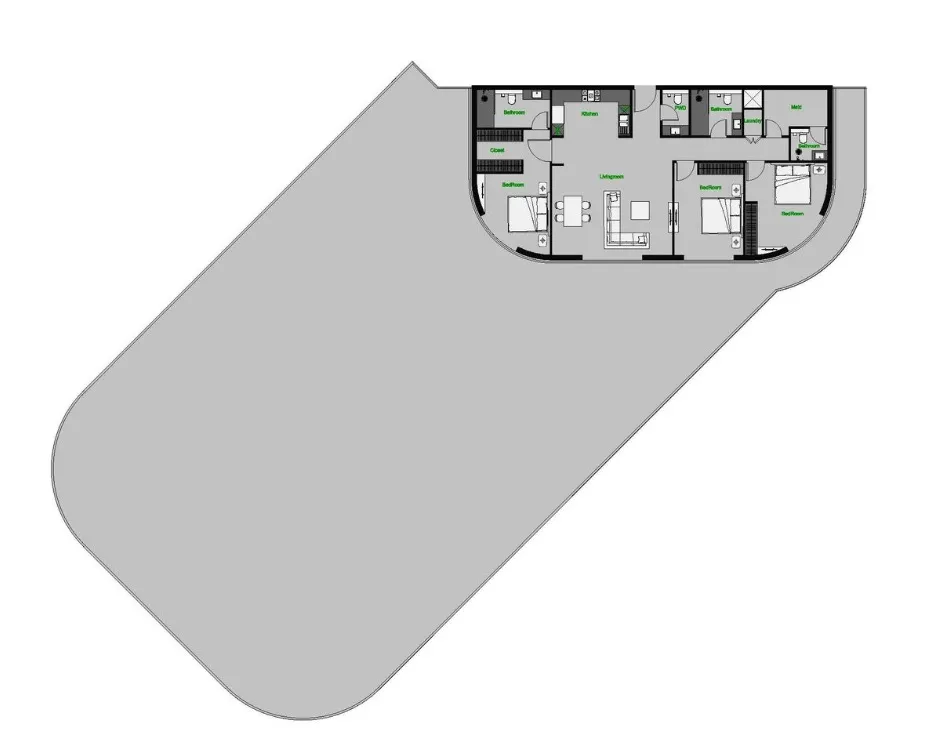 AQUA Properties The Central Downtown floor plan