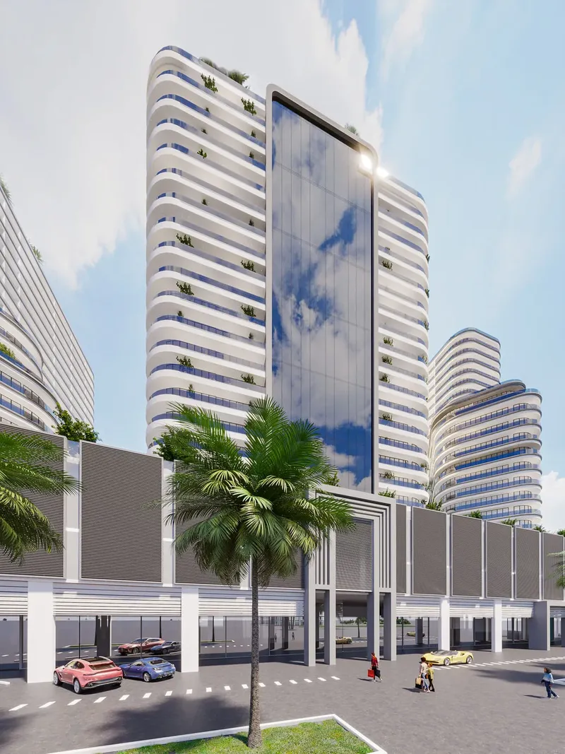 Exterior at The Central Downtown in Arjan Dubai