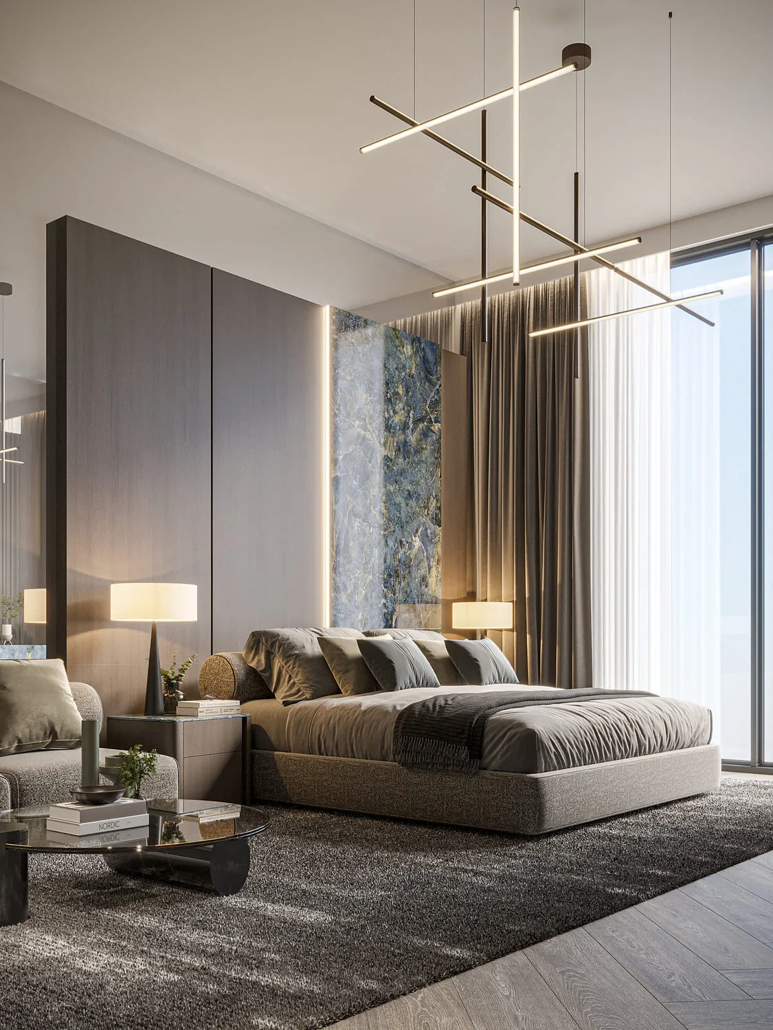 AQUA Properties The Central Downtown Interior