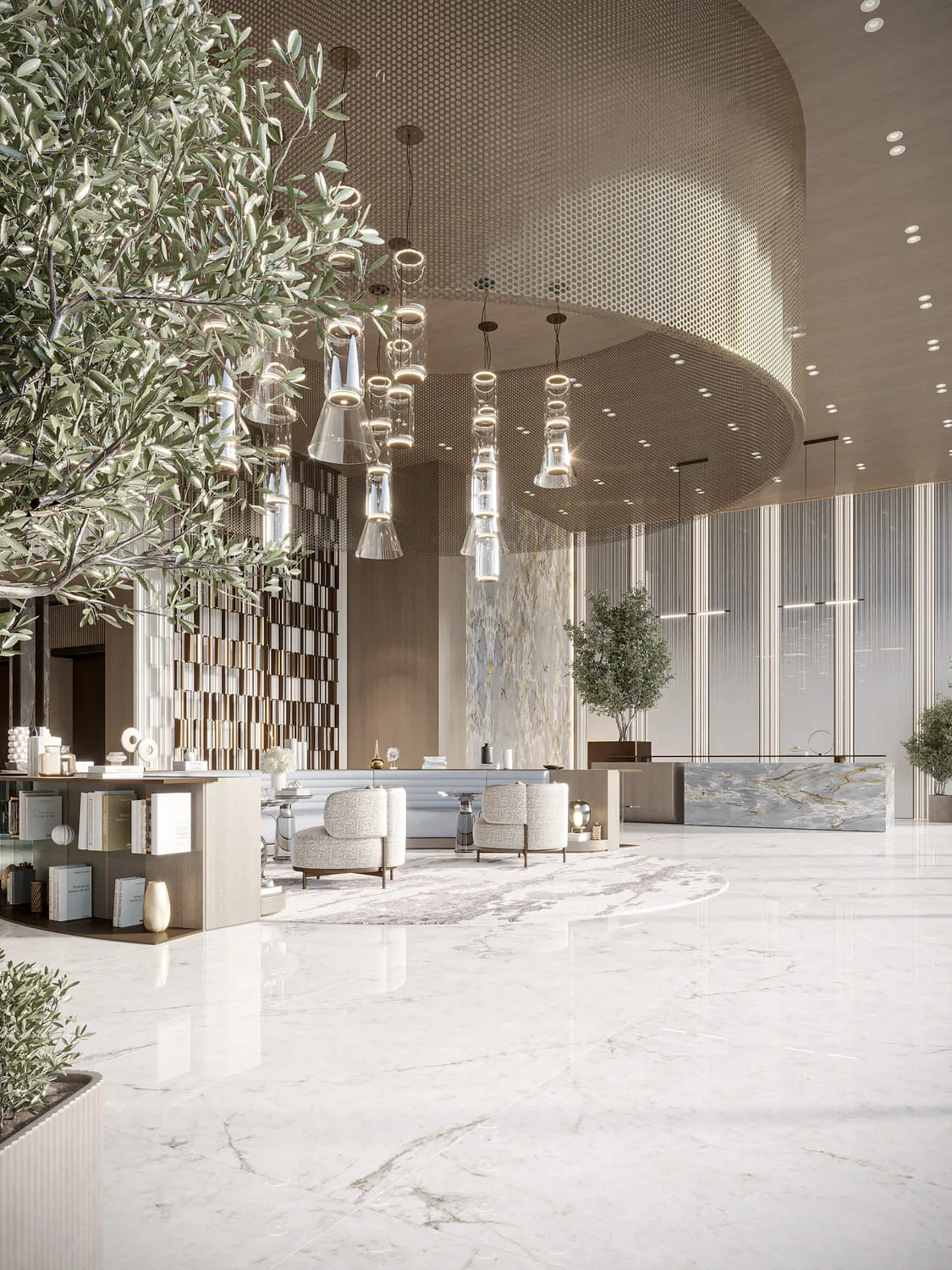 AQUA Properties The Central Downtown Lobby