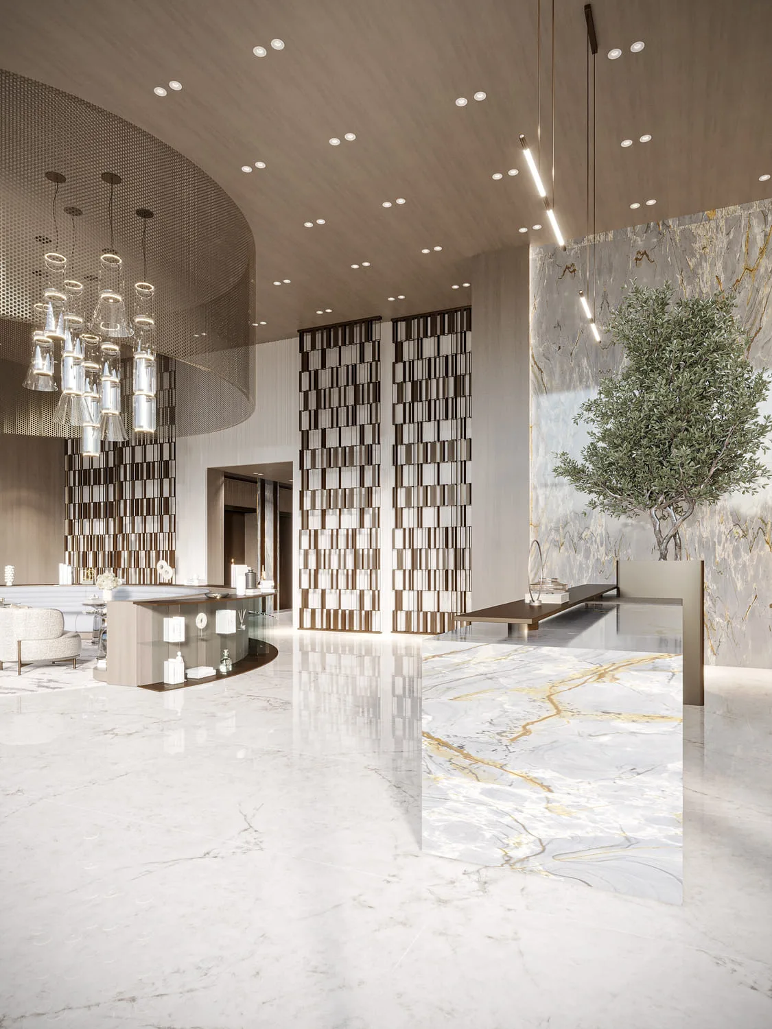 AQUA Properties The Central Downtown Lobby