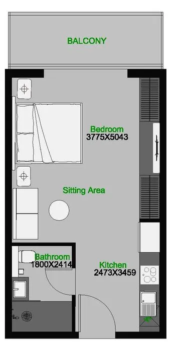 AQUA Properties The Central Downtown floor plan