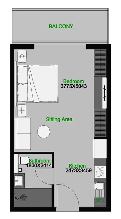 AQUA Properties The Central Downtown floor plan