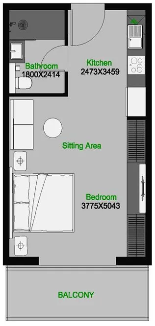 AQUA Properties The Central Downtown floor plan