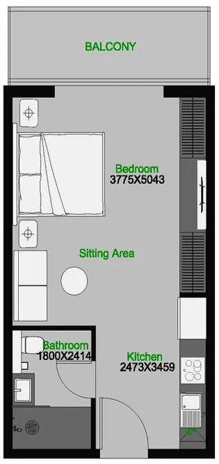 AQUA Properties The Central Downtown floor plan