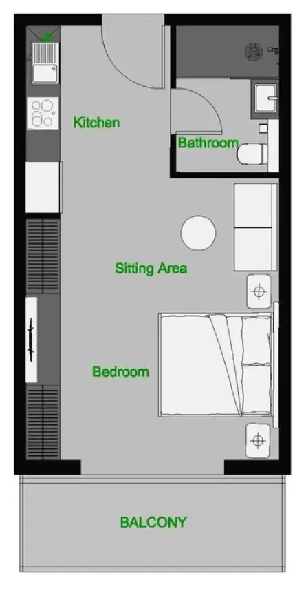 AQUA Properties The Central Downtown floor plan