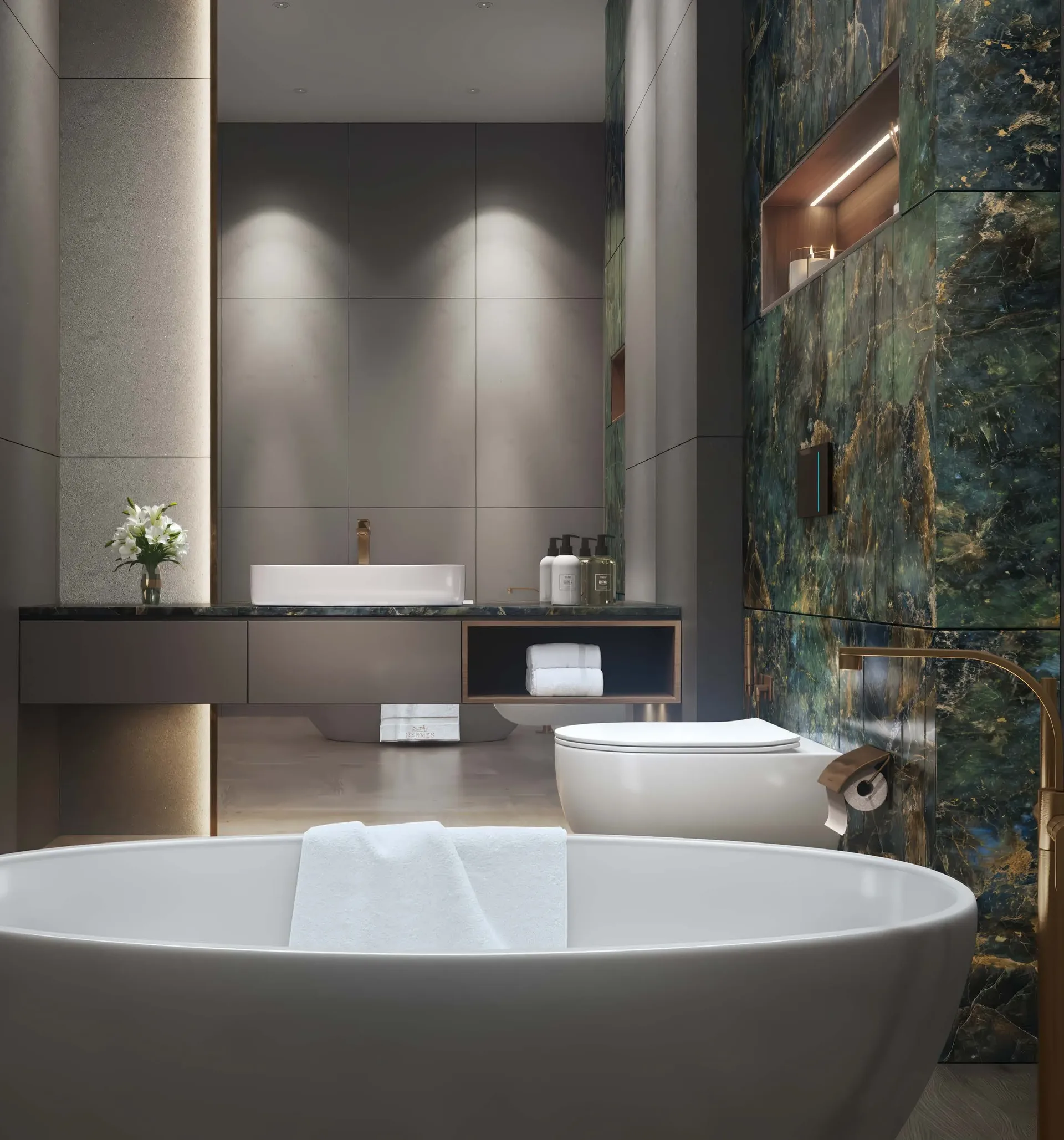 AQUA Properties The Central Uptown Interior
