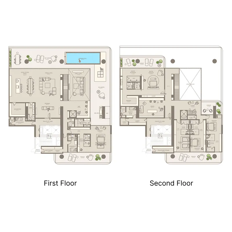 Al Seeb Developers The Chedi Private Residences floor plan