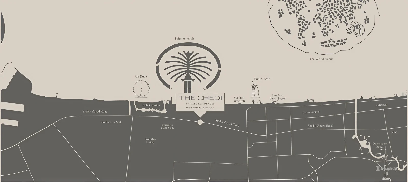 Al Seeb Developers The Chedi Private Residences master plan