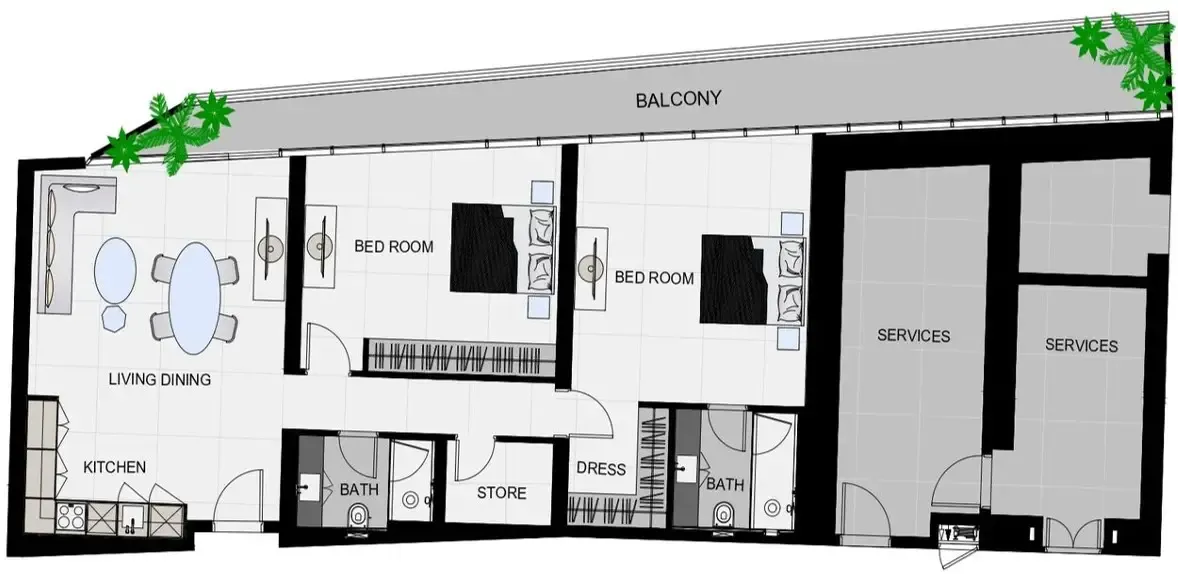 AQUA Properties The Community Sports Arena floor plan