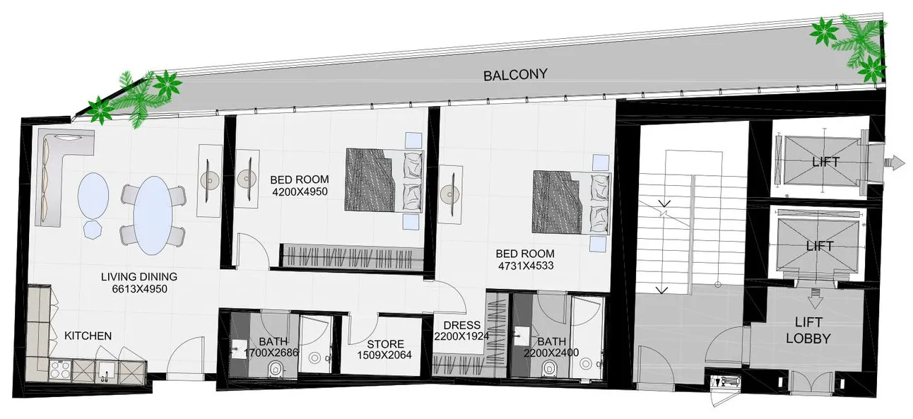 AQUA Properties The Community Sports Arena floor plan