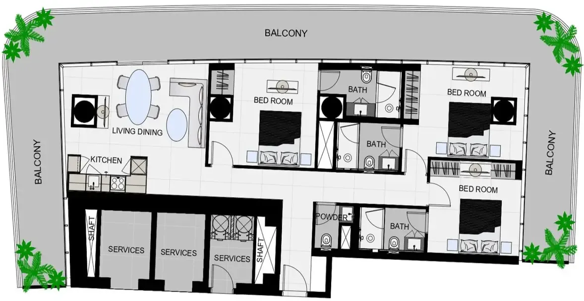 AQUA Properties The Community Sports Arena floor plan