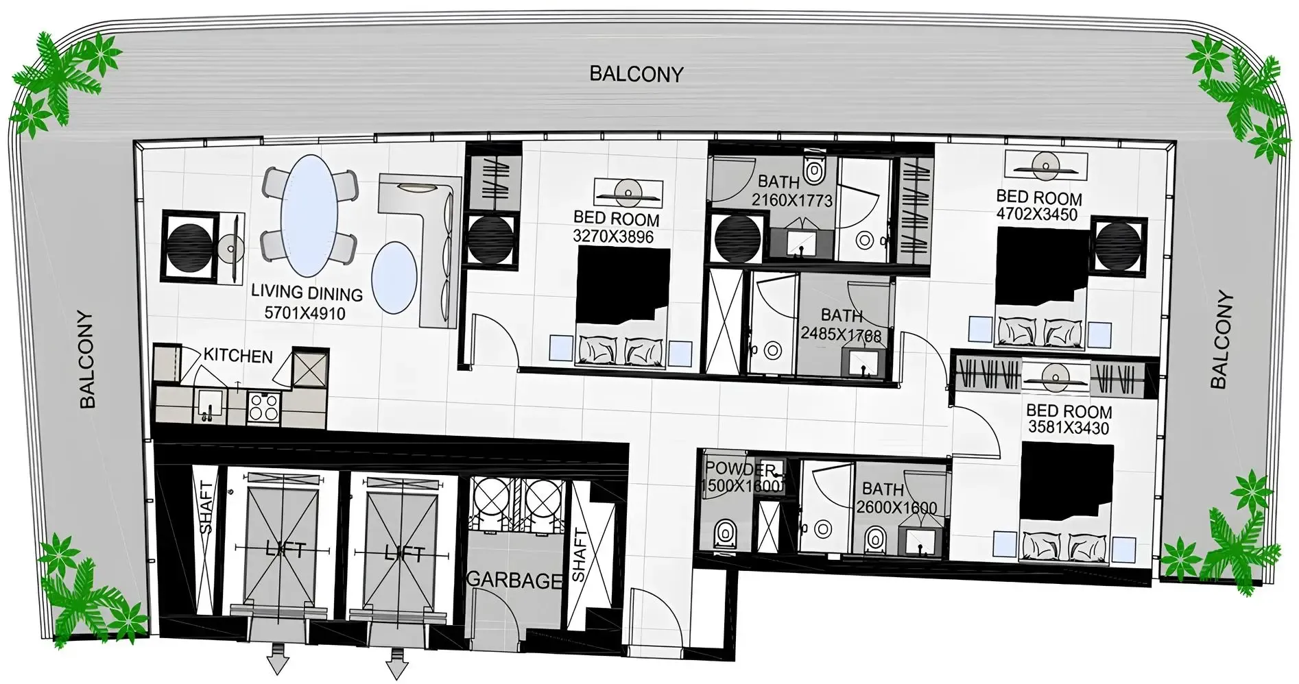 AQUA Properties The Community Sports Arena floor plan