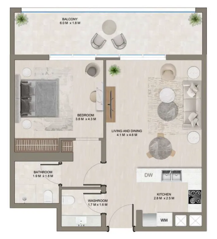 Arabian Gulf Developer The Corner floor plan