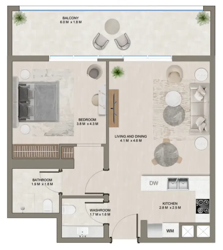 Arabian Gulf Developer The Corner floor plan