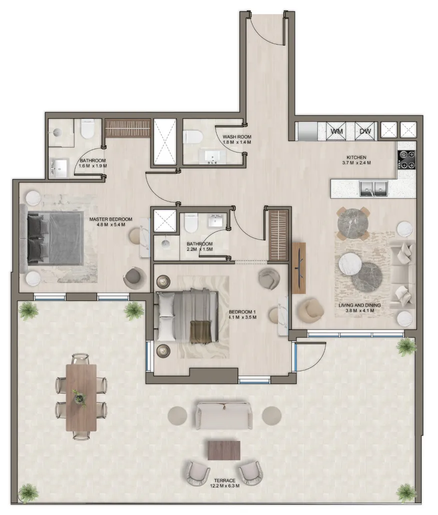 Arabian Gulf Developer The Corner floor plan