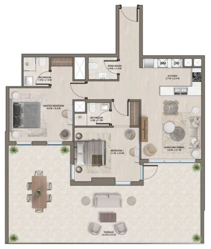 Arabian Gulf Developer The Corner floor plan