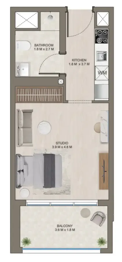 Arabian Gulf Developer The Corner floor plan