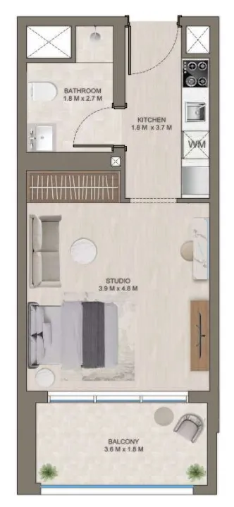 Arabian Gulf Developer The Corner floor plan