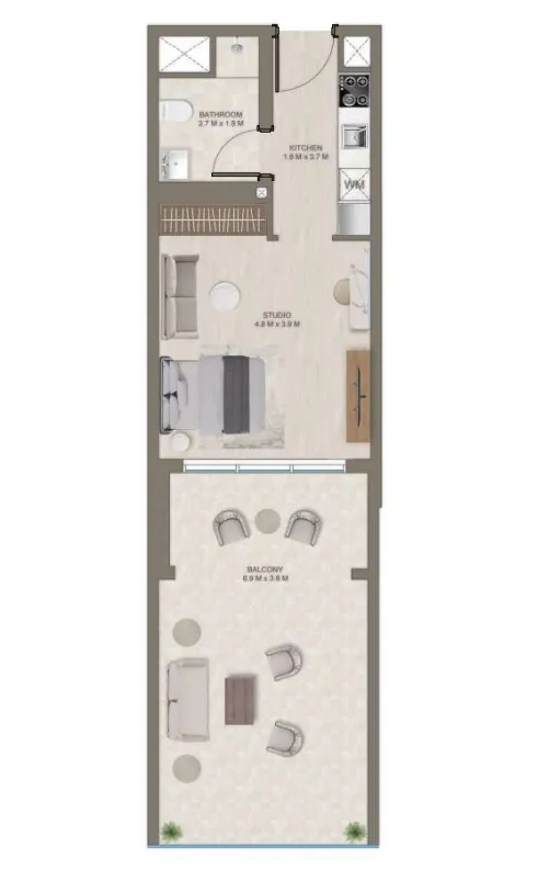 Arabian Gulf Developer The Corner floor plan