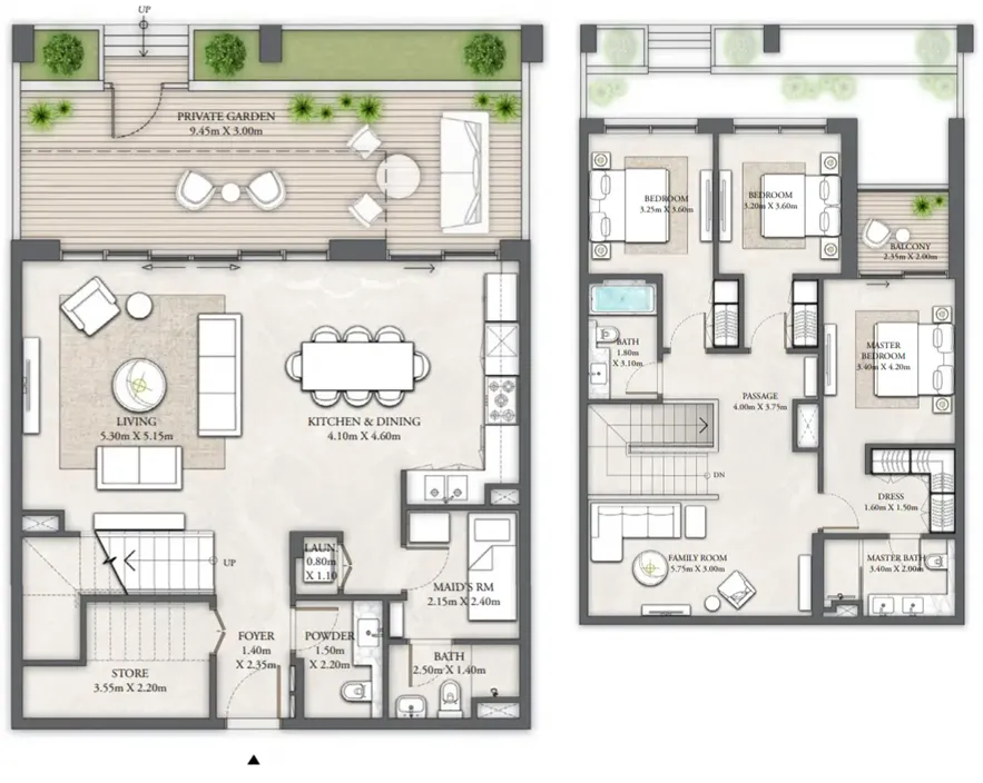 Emaar The Cove II floor plan