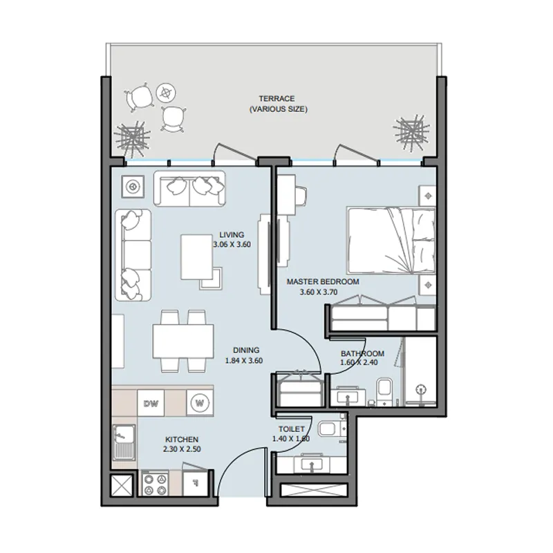 Reportage Properties The District floor plan