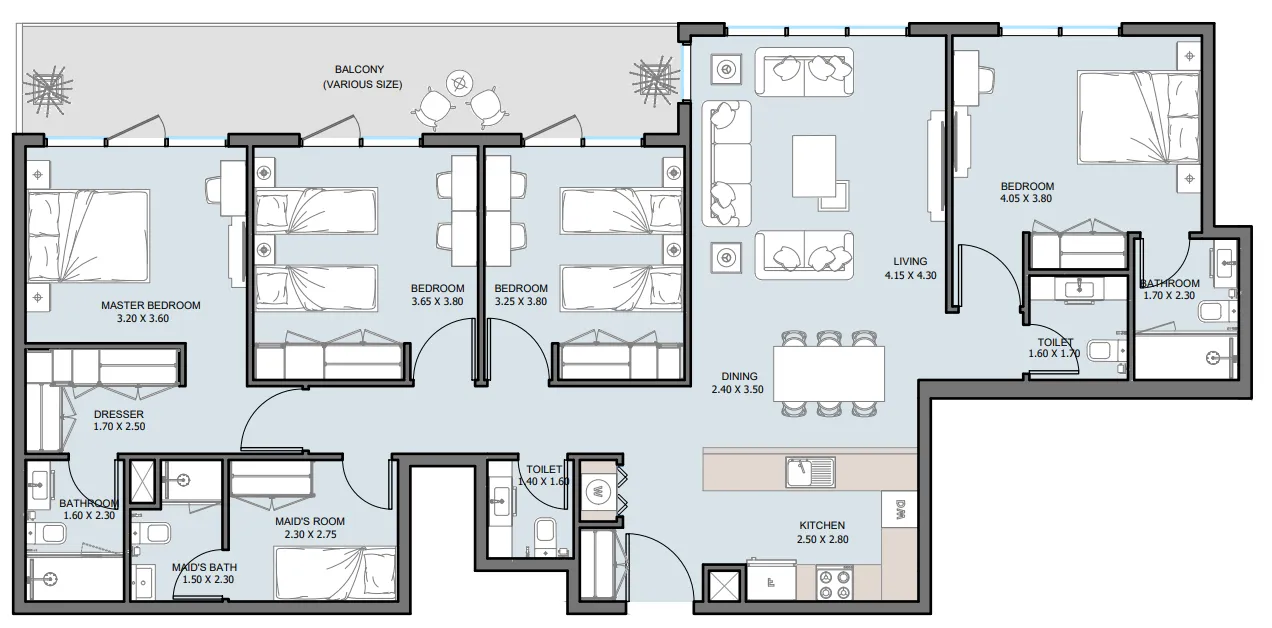 Reportage Properties The District floor plan