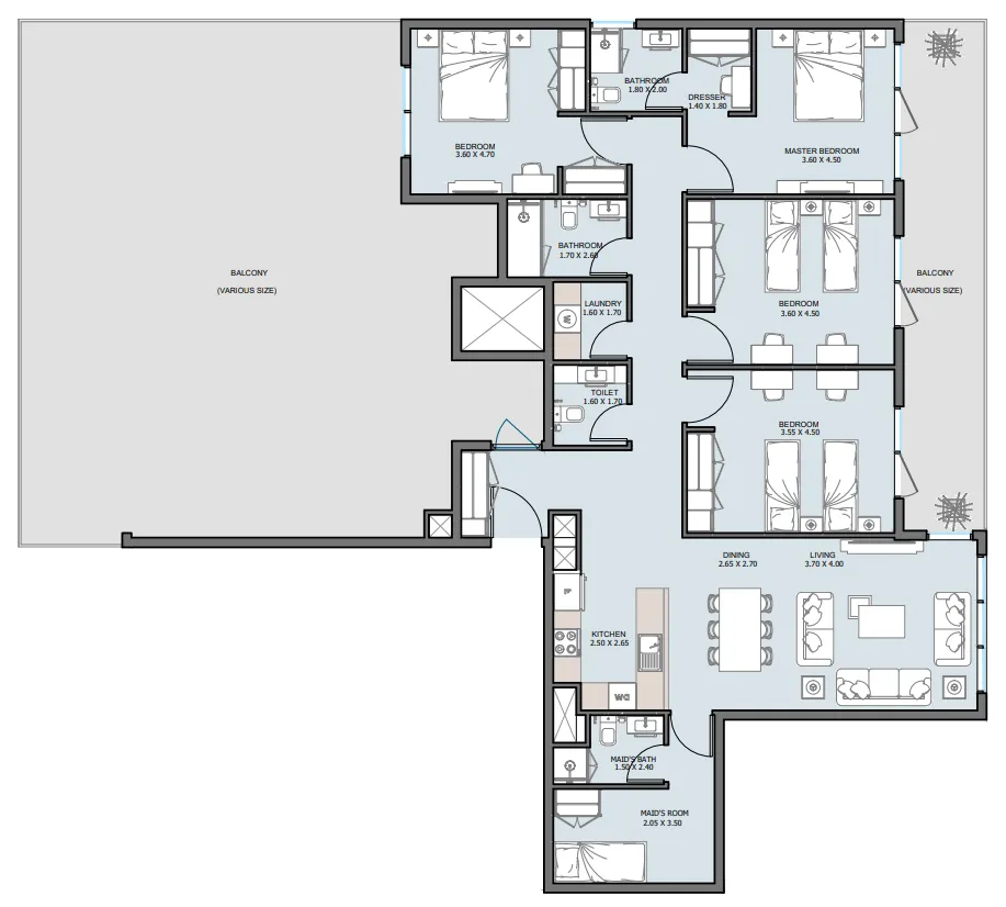 Reportage Properties The District floor plan